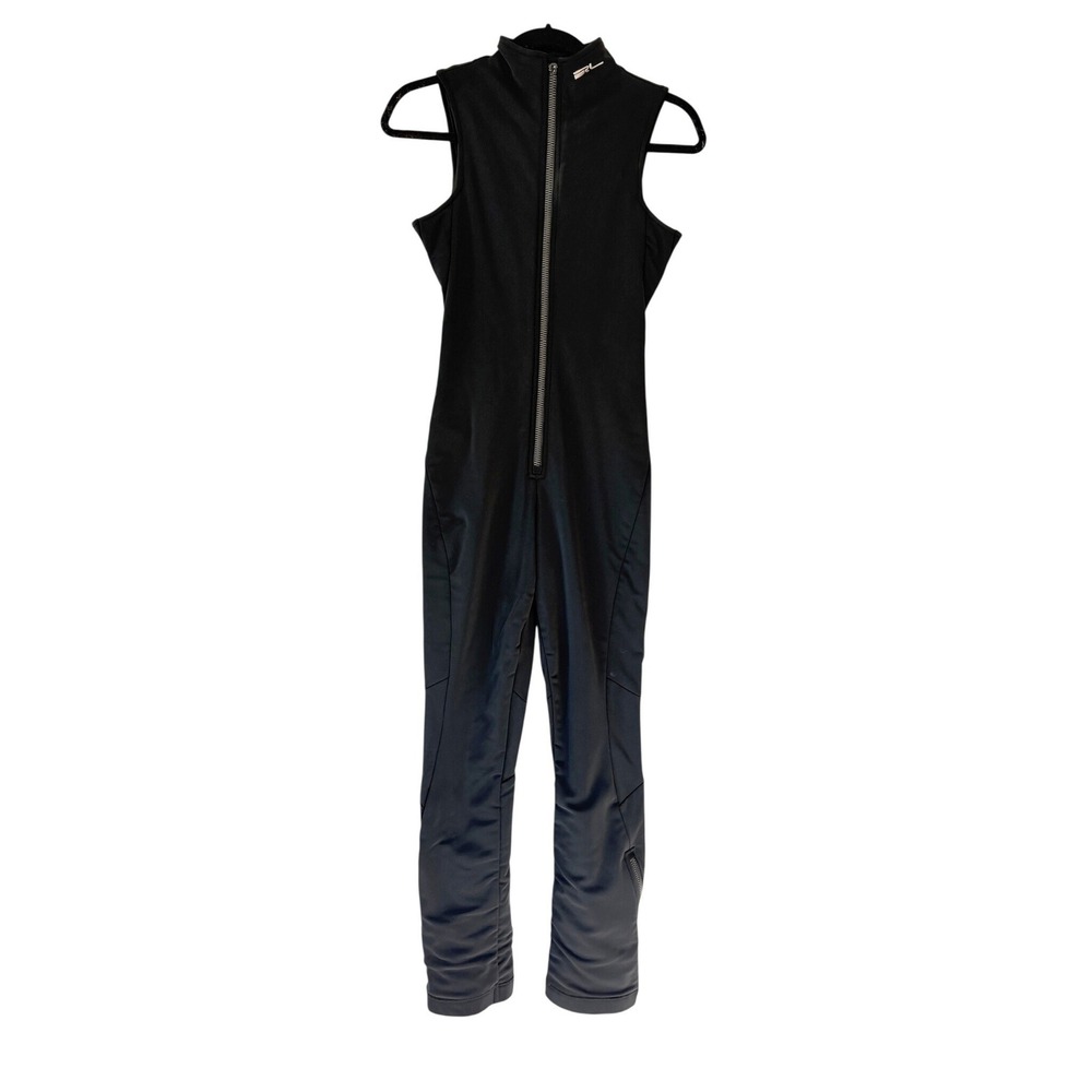 VTG Ralph Lauren Sport Sleeveless Ski Suit Jumpsuit Catsuit Gaper Day Italy Sz 2